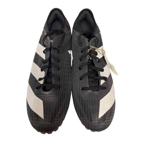 NEW! Men's Adidas Spikes Sprintstar Track & Field GY92221 Black White  Size 13 - Picture 5 of 11